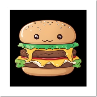 Kawaii Burger Posters and Art